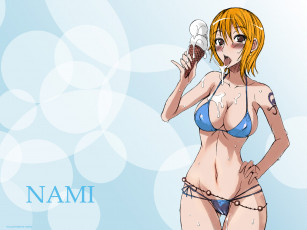 Картинка аниме one piece nami