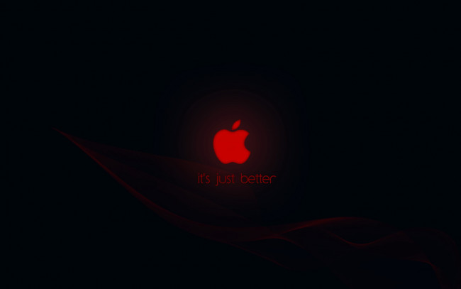 Обои картинки фото компьютеры, apple, aplle, яблоко, тёмный