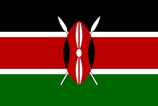 Обои картинки фото кения, разное, флаги, гербы, зеленый, черный, красный