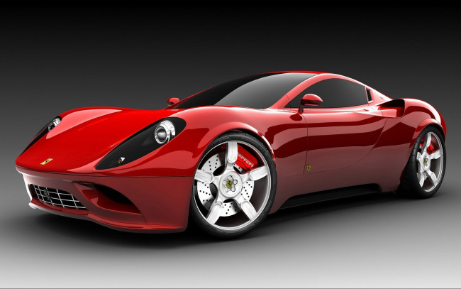 Обои картинки фото ferrari, автомобили, 3д, красота, автомобиль, стиль, изящество