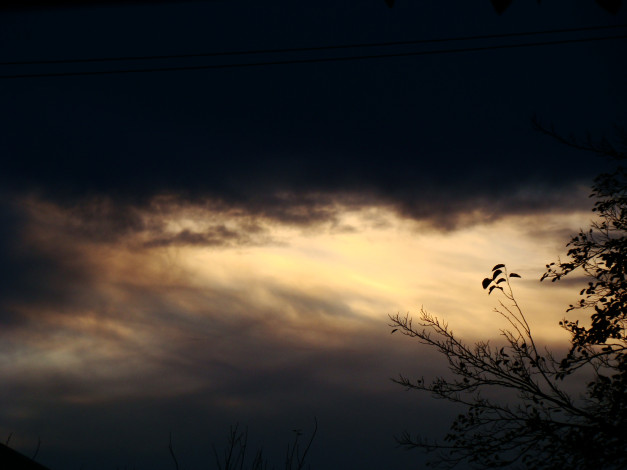Обои картинки фото закат, природа, облака