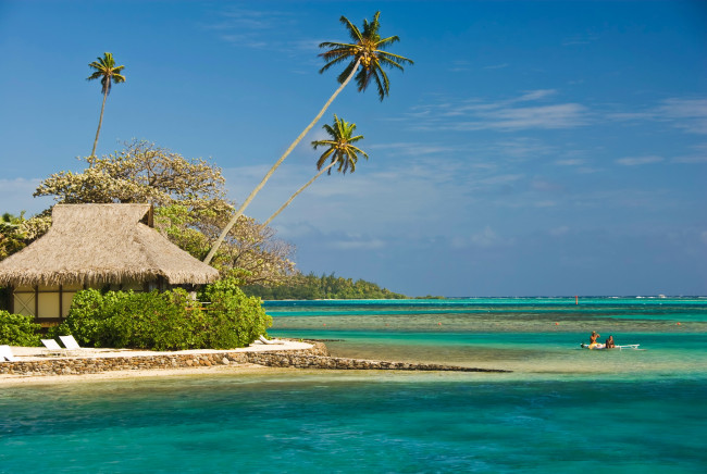 Обои картинки фото moorea, french, polynesia, природа, тропики, море, берег