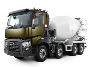 Картинка автомобили renault зеленый 2013г 8x4 c 430