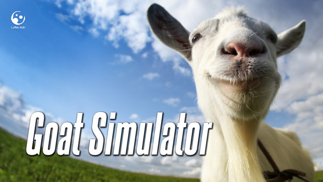Обои картинки фото goat simulator, видео игры, игра, симулятор, simulator, goat, козел, животное