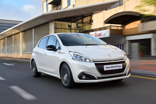 Обои картинки фото автомобили, peugeot, 208, gt, line, 5-door, za-spec, 2015г