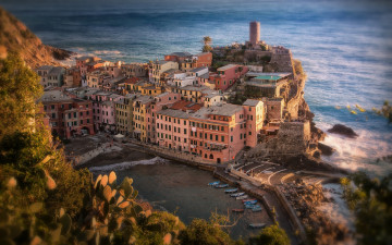 Картинка vernazza города -+панорамы побережье