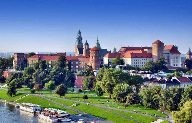 Обои картинки фото wawel royal castle, города, краков , польша, wawel, royal, castle