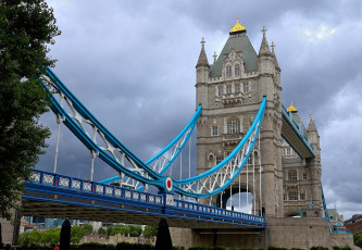 обоя tower bridge, города, лондон , великобритания, мост, река