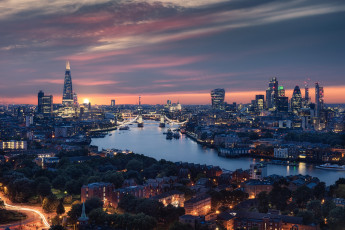 Картинка города лондон+ великобритания ночь
