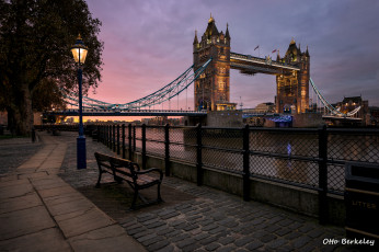 обоя города, лондон , великобритания, мост