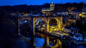 Картинка knaresborough +north+yorkshire +uk города -+огни+ночного+города uk north yorkshire