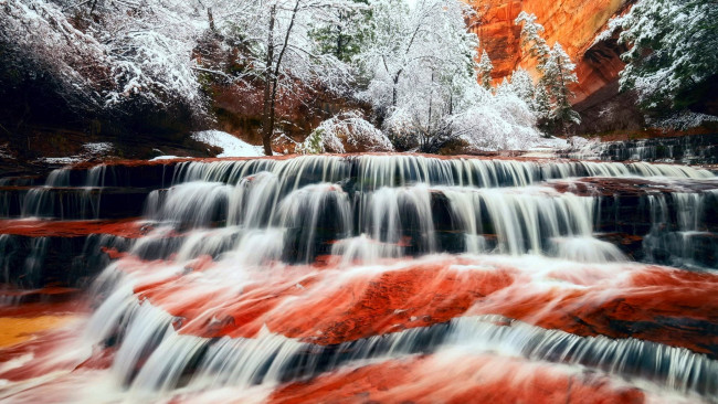 Обои картинки фото природа, водопады, вода