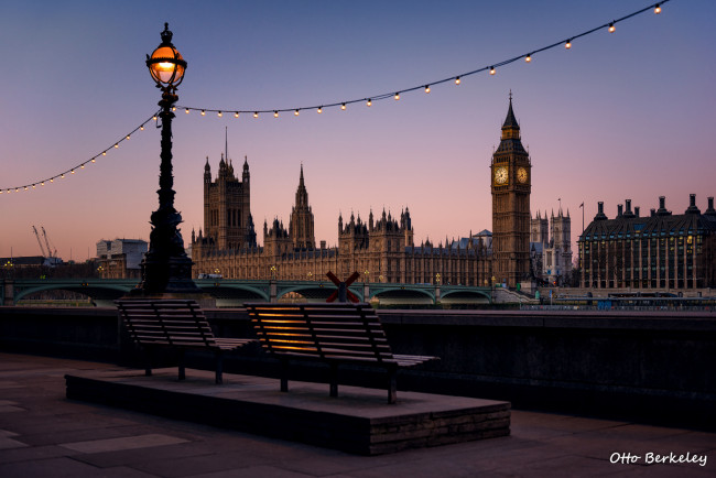 Обои картинки фото города, лондон , великобритания, ночь