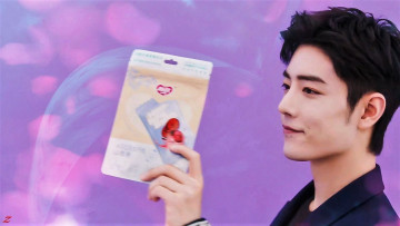 Картинка мужчины xiao+zhan актер лицо пакетик