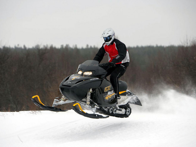 Обои картинки фото мотоциклы, снегоходы