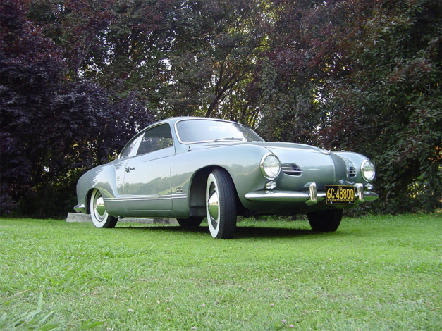 Обои картинки фото 1956, karmann, ghia, single, cab, автомобили, volkswagen