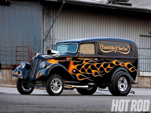 Обои картинки фото 1933, willys, sedan, delivery, автомобили, hotrod, dragster