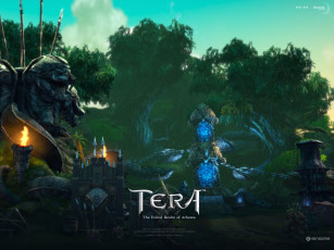 Картинка видео игры tera the exiled realm of arborea факелы драконы деревья