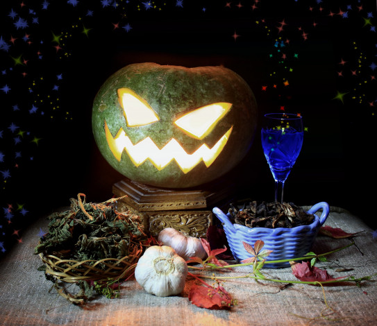 Обои картинки фото еда, натюрморт, helloween, тыква, хеллоуин