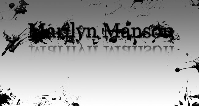 Обои картинки фото marilyn, manson, музыка, чёрно-белый, грязь