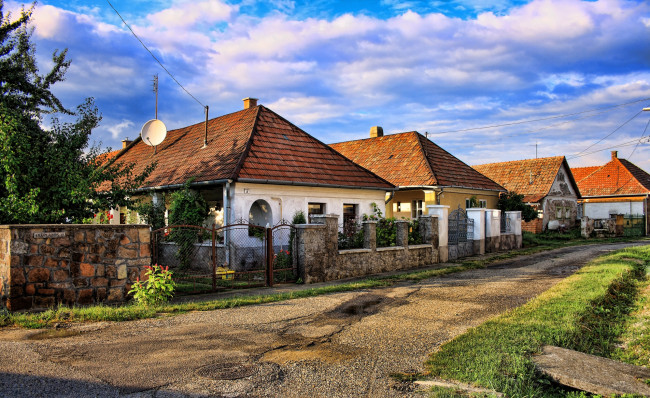 Улица с домами картинки