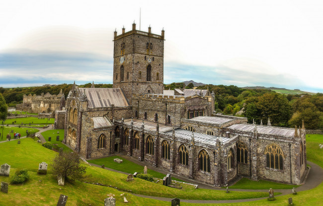 Обои картинки фото st davids cathedral, города, - католические соборы,  костелы,  аббатства, костел