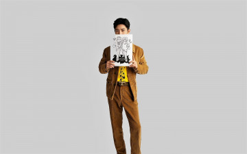 Картинка мужчины xiao+zhan актер костюм рисунок