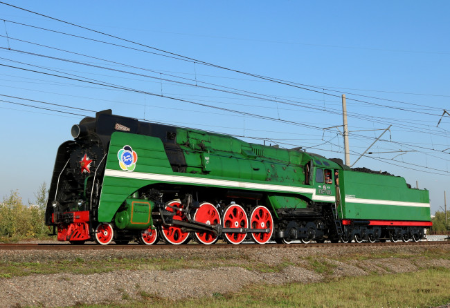 Обои картинки фото паровоз п- 36, техника, паровозы, паровоз, п-, 36, локомотив