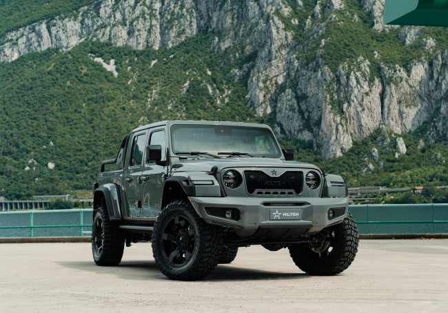 Обои картинки фото автомобили, jeep, ??????, 2021, militem, ferox t, gladiator, ????