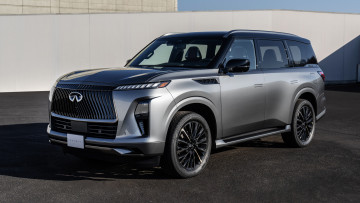 обоя автомобили, infiniti, qx80, autograph, awd, 2025, джип, инфинити