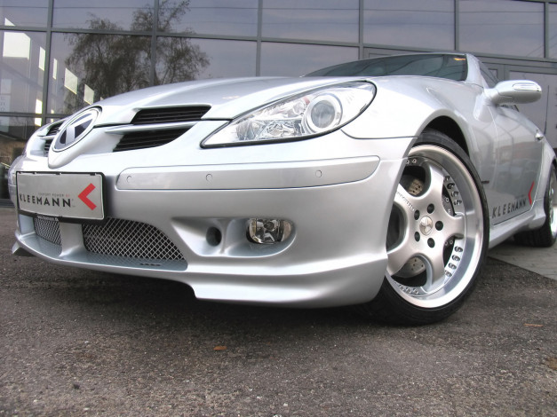 Обои картинки фото kleemann, slk, 2006, автомобили, mercedes, benz