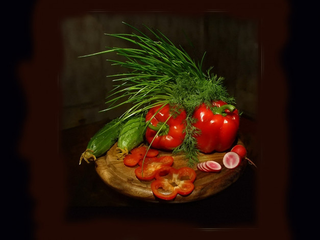 Обои картинки фото еда, овощи, перец