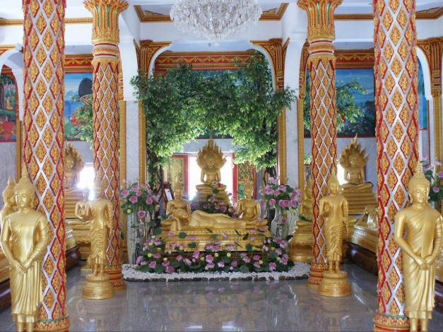 Обои картинки фото интерьер, убранство, роспись, храма