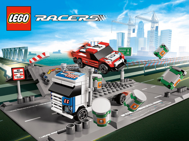 Обои картинки фото видео, игры, lego, racers