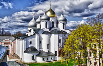Картинка софийский собор новгород города православные церкви монастыри купола