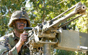 Картинка оружие армия спецназ пулемёт солдат