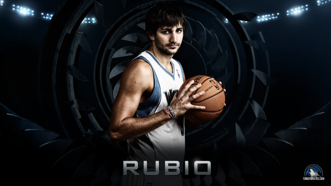 Обои картинки фото ricky, rubio, спорт, nba, баскетбол, нба