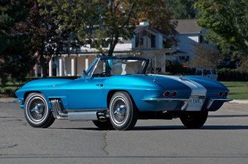 обоя corvette sting ray convertible, автомобили, corvette, sting