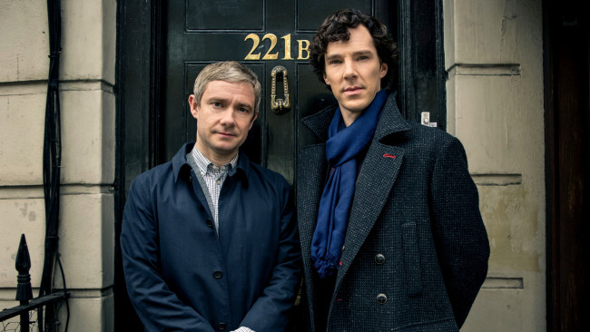 Обои картинки фото кино фильмы, sherlock , сериал, актеры