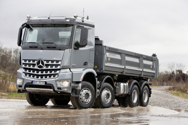 Обои картинки фото автомобили, mercedes trucks, грузовик