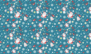 Картинка праздничные векторная+графика+ новый+год арт текстура новый год дед мороз праздник ёлочка фон снежинка карамелька