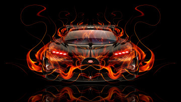 обоя bugatti vision gran turismo side super fire car 2016, автомобили, 3д, bugatti, vision, gran, turismo, side, super, fire, car, 2016