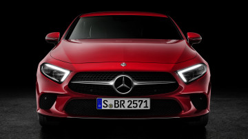 Картинка mercedes-benz+cls+2019 автомобили mercedes-benz cls 2019 красный