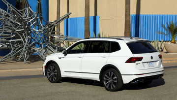 Картинка volkswagen+tiguan+r-line+2019 автомобили volkswagen tiguan r-line 2019 белый