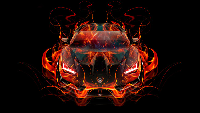 Обои картинки фото lamborghini centenario frontup super fire abstract car 2016, автомобили, 3д, lamborghini, centenario, frontup, super, fire, abstract, car, 2016