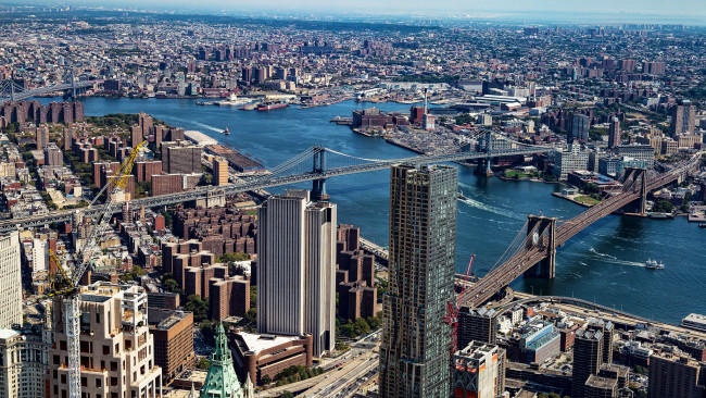 Обои картинки фото new york, города, нью-йорк , сша, простор