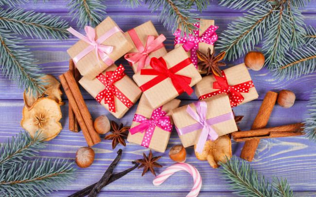 Обои картинки фото праздничные, подарки и коробочки, подарки, ёлка