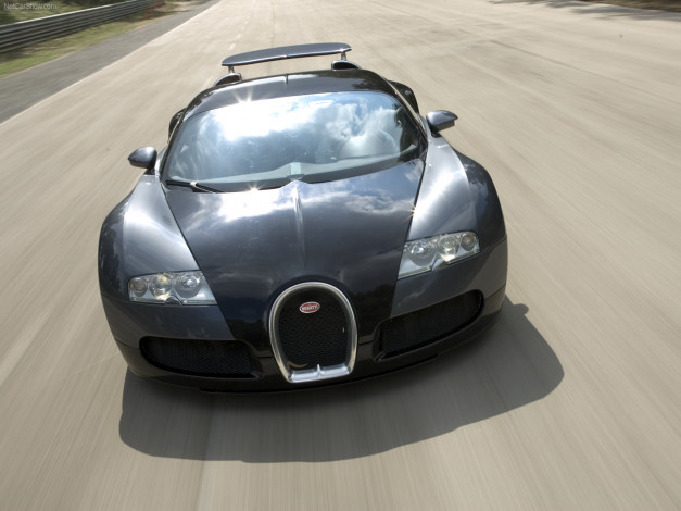 Обои картинки фото bugatti, veyron, 2005, автомобили