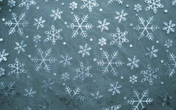 Картинка праздничные снежинки звёздочки серый