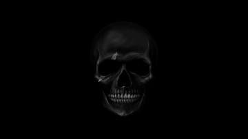 Картинка 3д+графика horror+ ужас череп